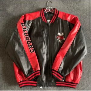 Wisconsin football vintage leather jacket size XXL